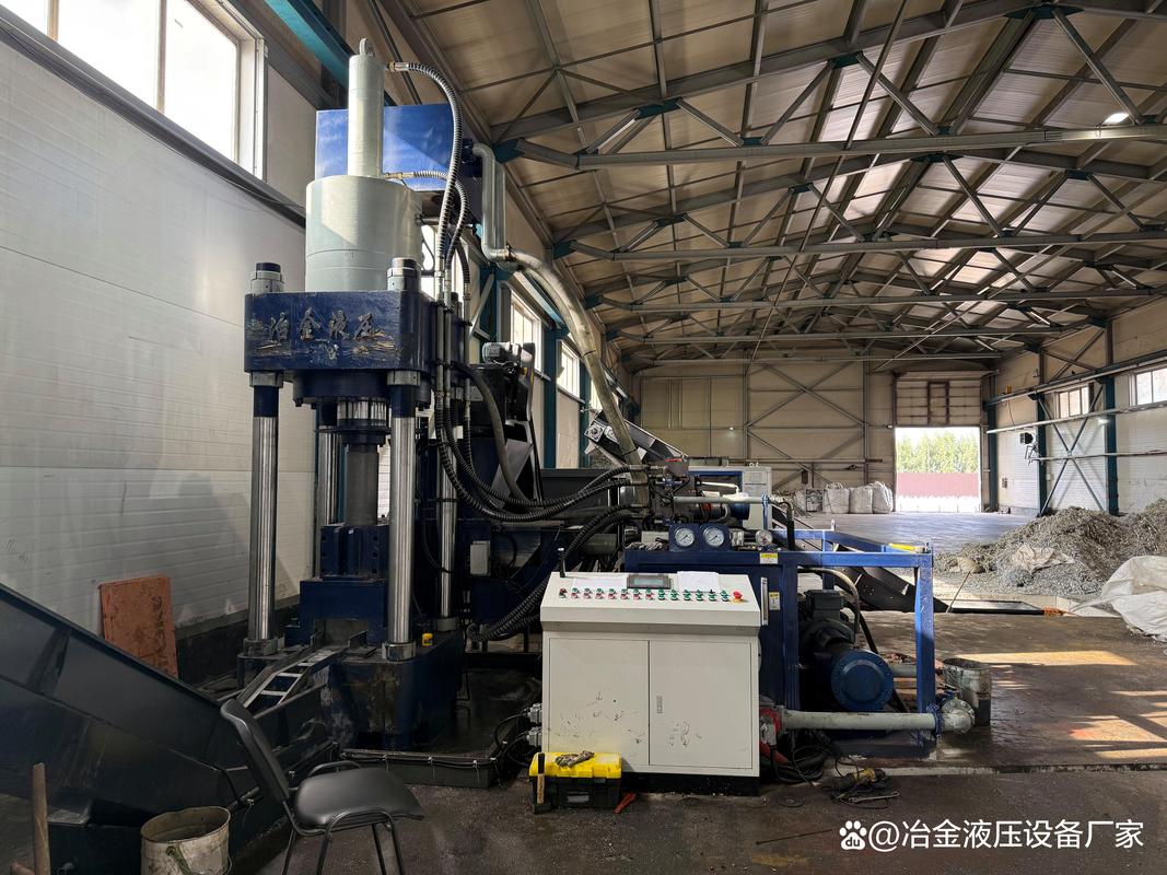 630吨卧式压饼机:工业金属废料高效回收的核心设备冶金液压实力工厂